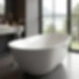 Duravit D Code Bathtub showcasing elegant curves