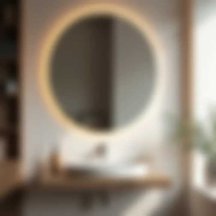 Chic Fresca mirror reflecting modern aesthetics